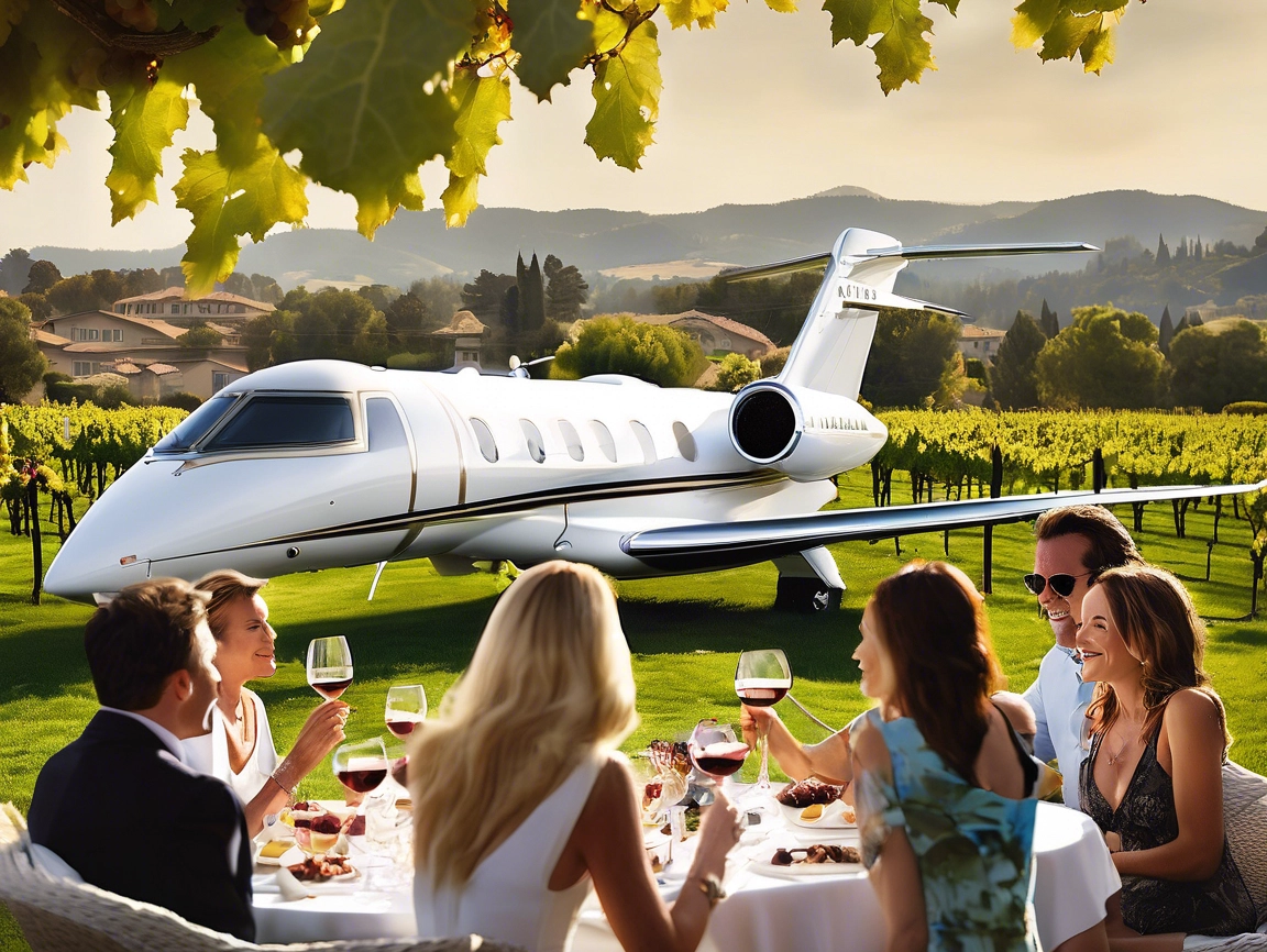 Wine Jets to Napa Valley